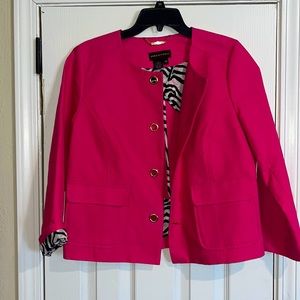 Hot Pink Blazer Dana Buchman